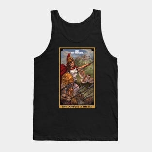 The Goddess Athena The Emperor Tarot Card Tank Top